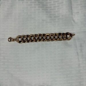 Milor bronze Italy rose gold colored chain link bracelet chunky